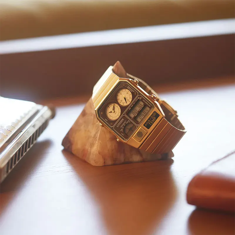 Citizen Vintage Thermometer Gold-tone Men's Watch- JG2103-72X